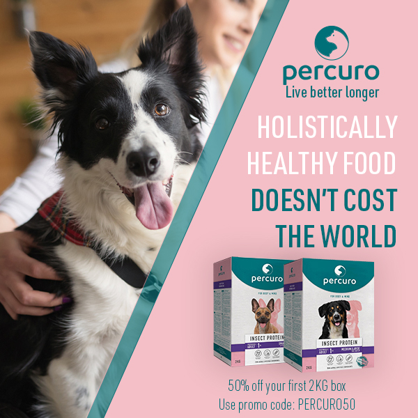 Percuro banner ad with discount code